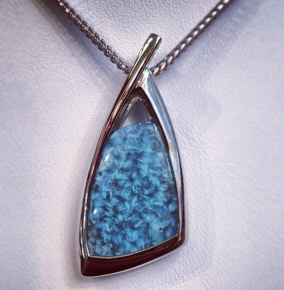 Paraiba Quartz Pendant 1 Paraiba Quartz Pendant