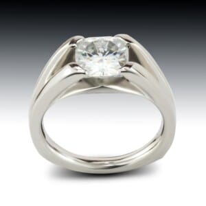 Cushion Cut Suspension Engagement Ring 8 Cushion Cut Suspension Engagement Ring