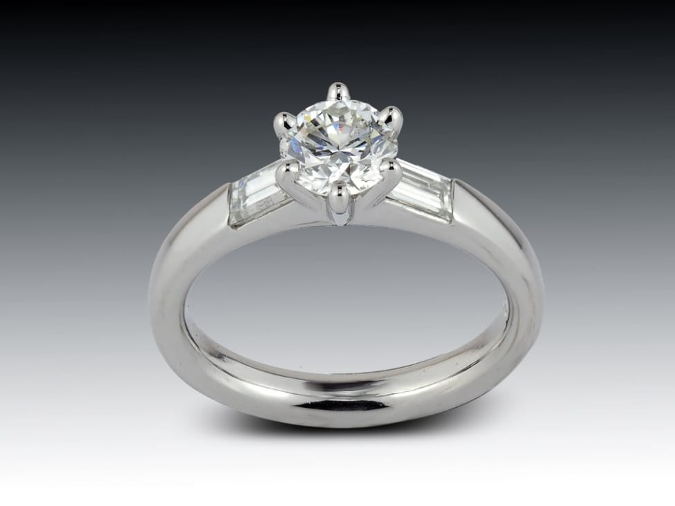 Diamond And Platinum Engagement Ring 14 Diamond And Platinum Engagement Ring