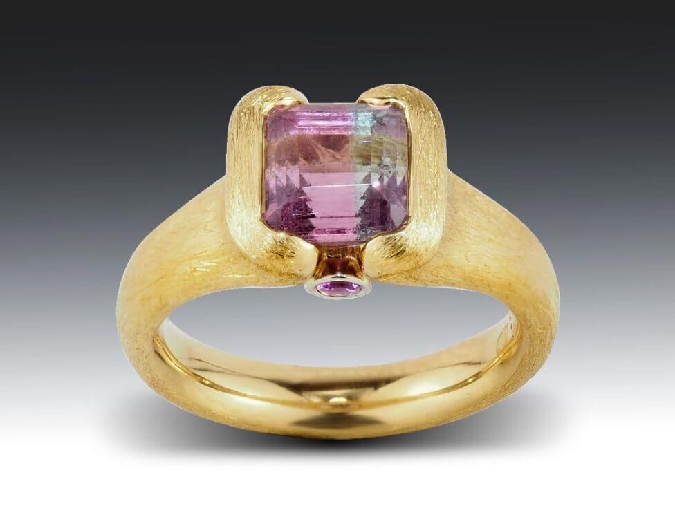 Watermelon Tourmaline 22K Ring Watermelon Tourmaline 22K Ring